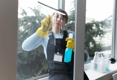 Nettoyage de vitres intérieures et extérieures à Boucé
